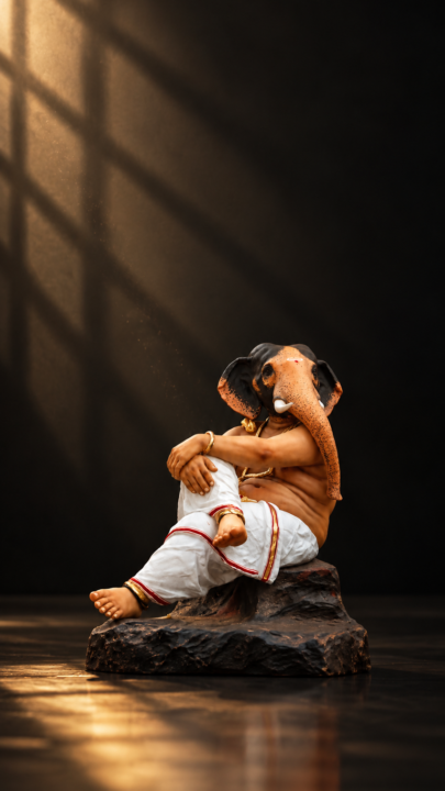 Dark Ganesh 4K Wallpaper – Lord Ganesha HD 3840x2160 - Free Download
