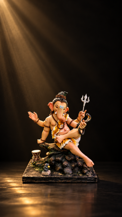 Ganesha Trishul 4K Wallpaper – Lord Ganesha HD 3840x2160 - Free Download