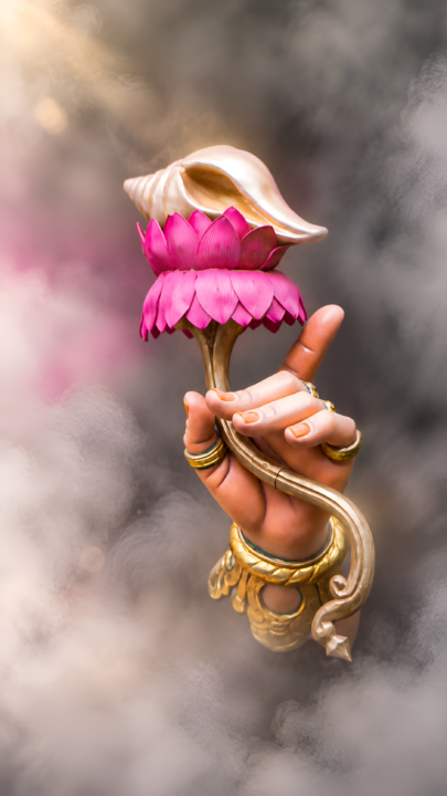 Ganpati Lotus & Shankh Wallpaper – Divine 4K Ganesha Wallpaper 3840x2160 - Free Download
