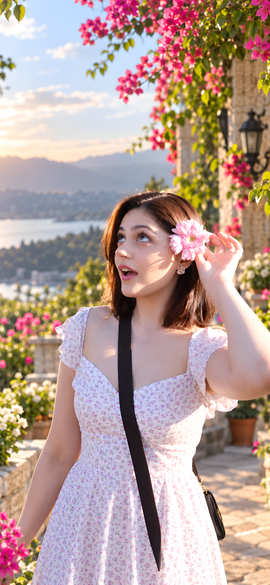 Aneet Padda Pink Flower Wallpaper 4K | Pixora4K - pixora4k.com