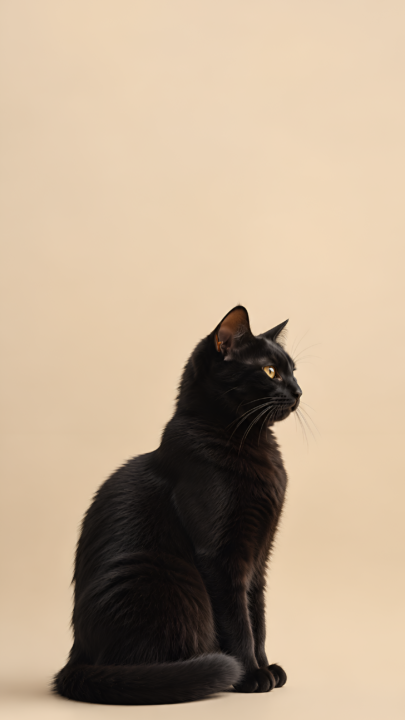Black Cat Aesthetic 4K Wallpaper 3840x2160 - Free Download