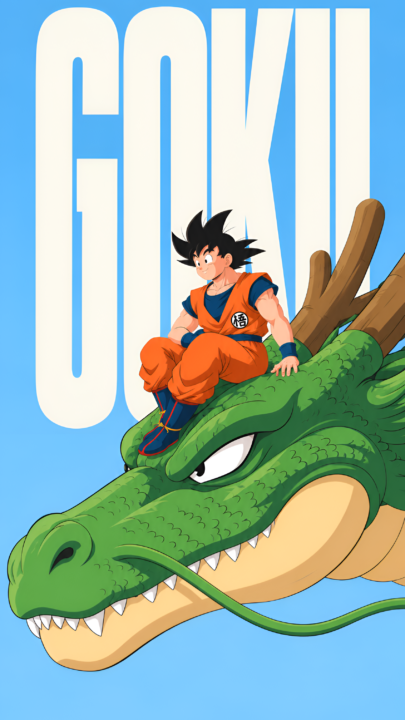 Kid Goku & Shenron Wallpaper – Dragon Ball Anime 3840x2160 - Free Download