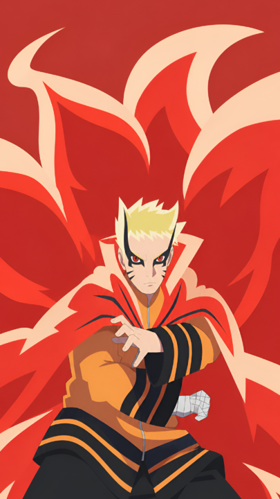 Naruto 4K Wallpaper – Powerful Red Chakra Anime Art 3840x2160 - Free Download