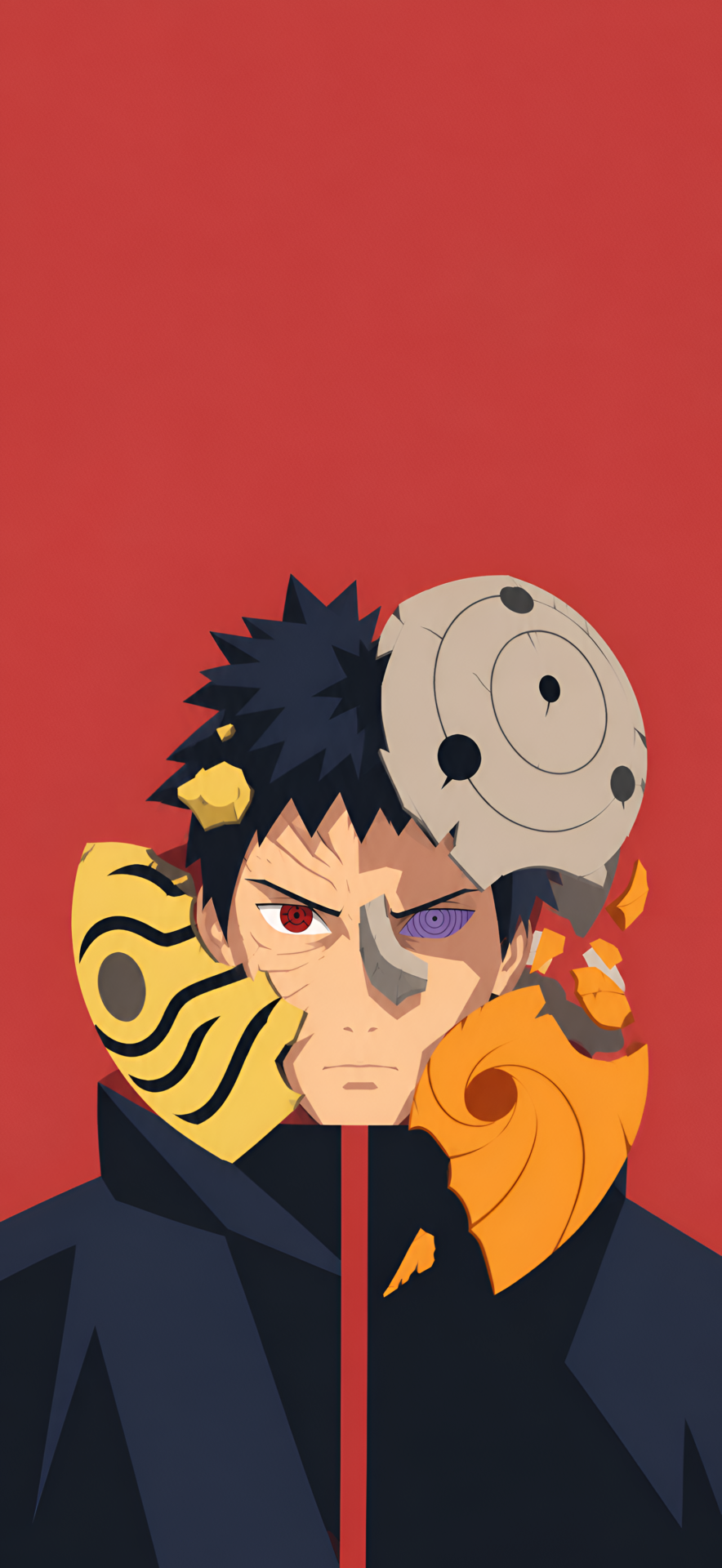 Obito Uchiha Mask 4K Wallpaper – Dark Naruto Anime Art - pixora4k.com