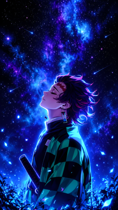 Tanjiro Galaxy Wallpaper 4K for Mobile 3840x2160 - Free Download