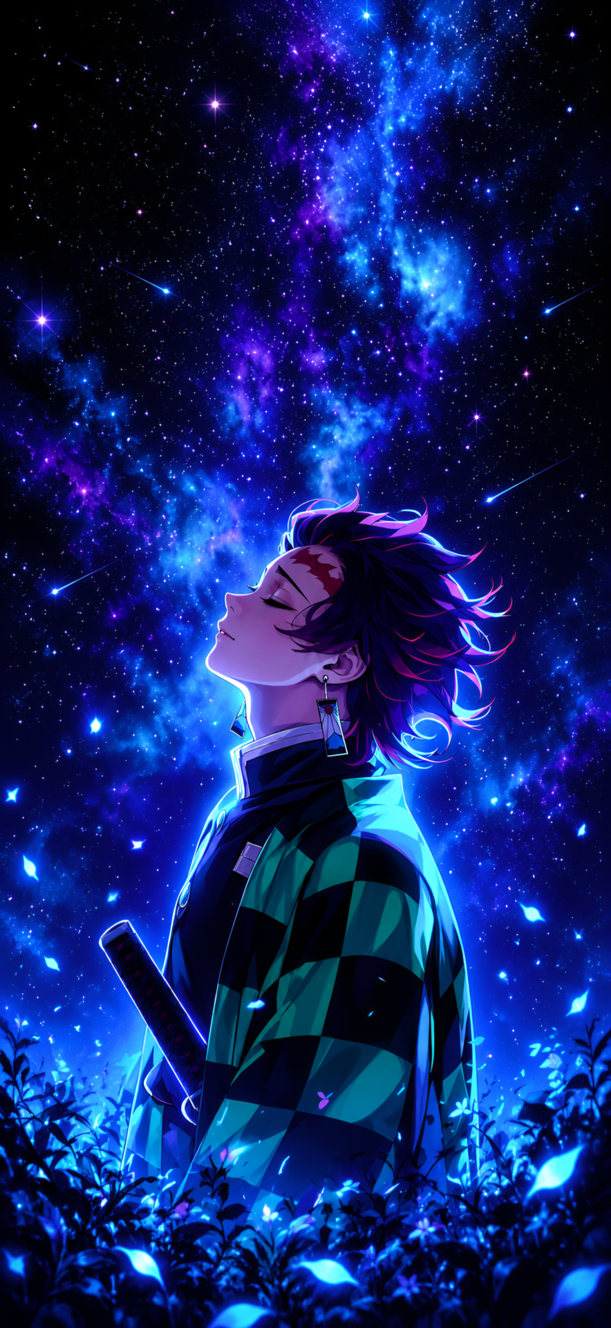 Tanjiro Galaxy Wallpaper 4K for Mobile - pixora4k.com