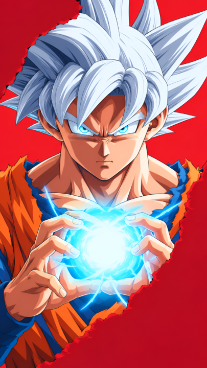 Ultra Instinct Goku Blue Energy Wallpaper 3840x2160 - Free Download