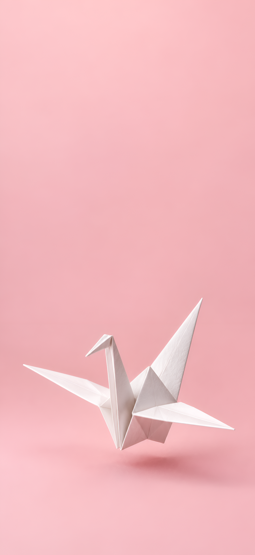 White Origami Crane Wallpaper 4K | Minimalist Art - pixora4k.com